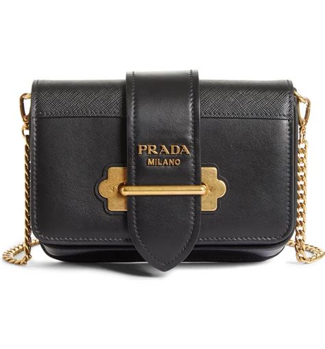 prada cashier belt bag|Prada Cahier Leather Bag.